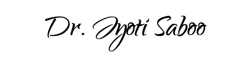 Dr. Jyoti Saboo signature